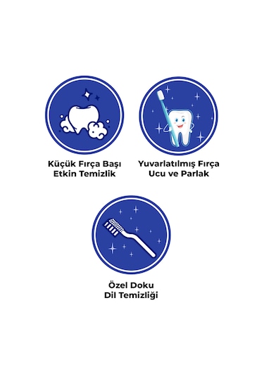 Happy Teeth Diş Fırçası Orta Sert 3'lü