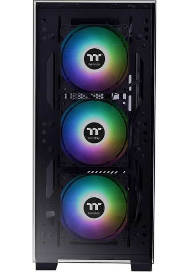Thermaltake Versa T25 CA-3R5-65M1WE-00 650W 80+ ARGB Fanlı ATX Bilgisayar Kasası Siyah