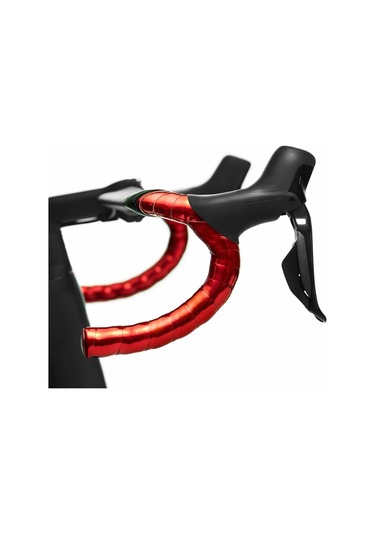 Supacaz Gidon Bantı Bt-136 Prızmatik Red + Ano Red Gidon Tıpası Siyah