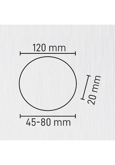Maxled 18w Yuvarlak Sıva Altı Ayarlanabilir Geçmeli Backlight Led Panel 6500k Beyaz