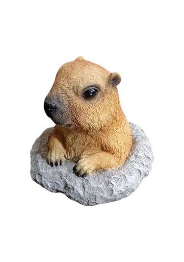 Pazly Veranda Sıçanı Saksısı Homyl Heykeli Bahçe Dekoru Dağ Çiçek