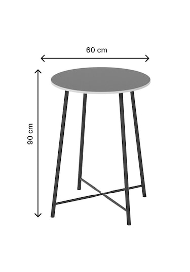 Bar Masası Yuvarlak Mutfak Masası Bistro Masa Çam 1519