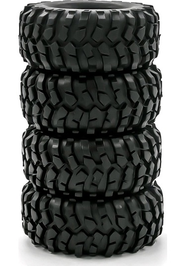 Novahub 1/10 Trx4 Scx10 Rc Araçlar İçin 4 Adet 96mm Kauçuk Lastik