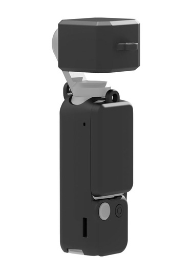 Sones Djı Osmo Pocket 3 Puluz 3'ü 1 Arada Silikon Kılıf Seti Siyah