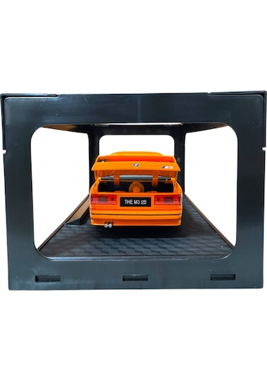 1:24 Metal Model Koleksiyon Araba Bmw M3 Turuncu 19 Cm Döner Ön Tekerler