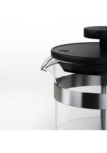 Sumuhome Upphetta French Press Paslanmaz Çelik Siyah 1 Lt Siyah