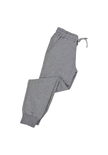 Çocuk Eşofman Altı Paça Manşetli Kız Erkek Bgl-st04726 Gri