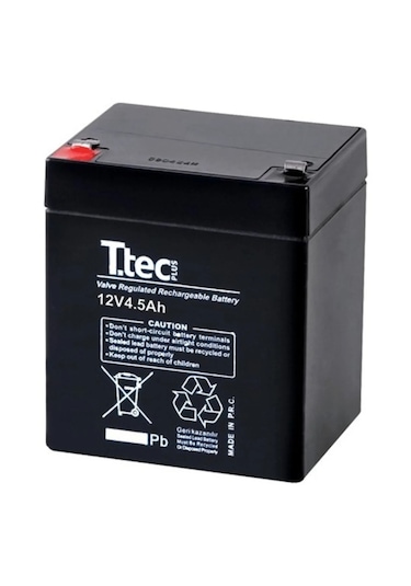 Ttec 12v 4,5ah Bakımsız Kuru Akü