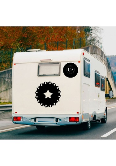 Karavan Sticker Kaliteli Sticker 40x40