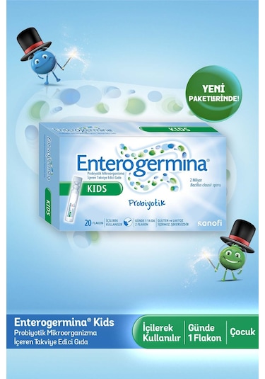 Enterogermina Kids Probiyotik 20 Flakon
