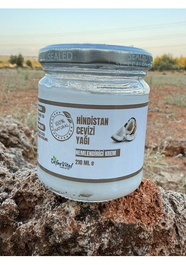 Hindistan Cevizi Yağlı Vücut Ve Saç Nemlendirici Krem 210 Gr