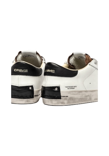 Sneaker Günlük Erkek 11072aa8 Crime London Dıstressed 2.00 White Beyaz