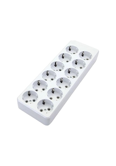 De-pa 12'li Topraklı Grup Priz Kablosuz 12100
