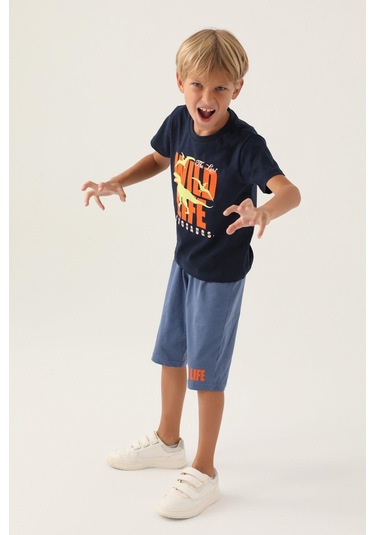 Roly Poly 3365 The Last Erkek Çocuk Kapri Takım Lacıvert