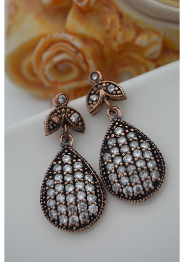 Stoneage Drop Earring Bronz