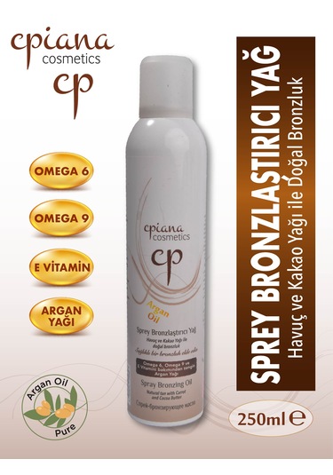 Cpiana Argan Yağlı Sprey Bronzlaştırıcı 250 ML