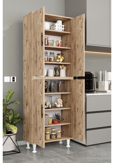 Ae-2086 Bala Atlantik Çam Çok Amaçlı Mutfak Dolabı&banyo Dolabı
