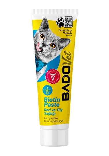 Bado Kedi Besin Takviyesi Biyotin Paste Tüp 100gr