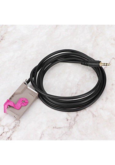 Kosona Audi A3 A4 A6 A8 Tt İçin Rns-e Navigasyon 32pin 3.5mm Aux Ses Bağlantı Kablosu - Mp3 Telefon Çalar Uyumlu