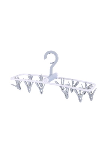 Ganzhoushop Giysiler İçin Katlanabilir Tasarımlı Paslanmaya Dayanıklı Kurutma Rafıblue Çok Renkli