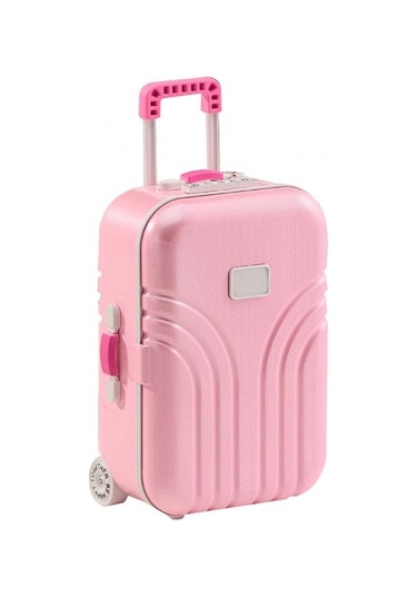 Mobgift Bavul Kurmalı Müzikli Takı Kutusu Pembe