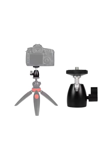 Ayex Ax-bh01 Mini Top Başlı Tripod Kafası Stabil Ve Esnek Açı Ayarlı Ball Head