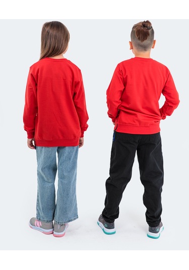 Slazenger DUNA IN Çocuk  Kırmızı Sweatshirt