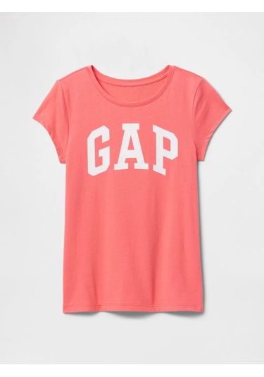 Kız Çocuk Gap Logo T-shirt Turuncu-6007 Turuncu