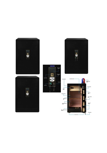 İnsafe ISC80A6 Special Edition Ekstra Büyük Boy Çelik Para Kasası - Değerli Eşya ve Mücevher Kasası