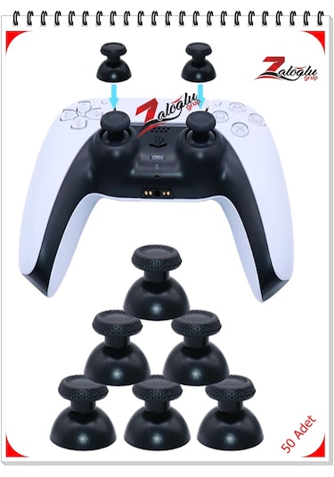 Zaloğlu Grup Playstation 5 Analog Topuz Ps5 joystick Tumbik 1.Sınıf 1.Kalite Yeni Ürün Mükemmel Uyum ( 50 Adet )