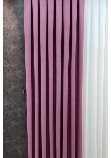 Mosso Fon Perde Düz Renk Gülkurusu