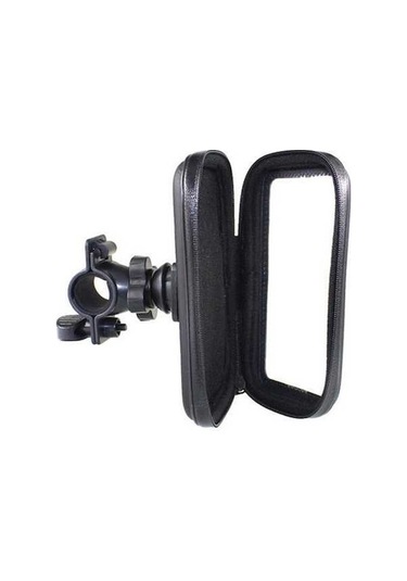 Ebitda Orta 4.7 İnç Bisiklet Su Geçirmez Navigasyon Tutucu, Siyah, Dayanıklı, Cep Telefonu Tutucu Siyah