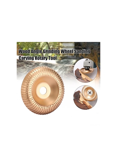 Reedark 2 Adet 100mm Ahşap Şekillendirme Ve Taşlama Diski - 16mm/22mm Mil Çapı Seçenekli