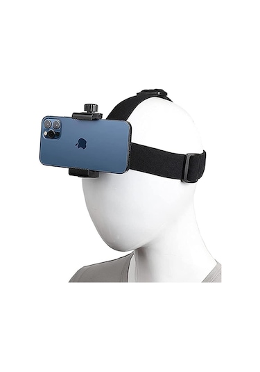 Gplus Gp4624pv Cep Telefonu Tutuculu Aksiyon Kamera Uyumlu Vlog Video Çekim 4 Parça Kafa Bandı Seti Çok Renkli