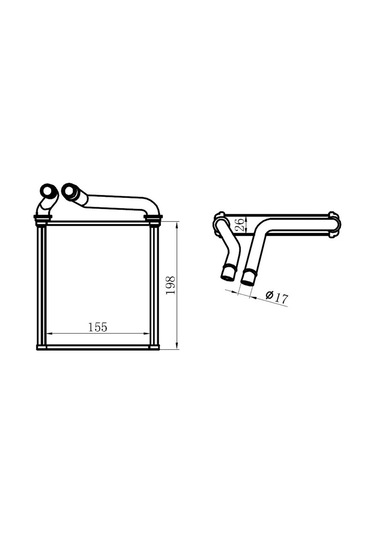 KALE 346745 Kalorifer Radyatoru Brazing Golf Passat Cc Superb Ye