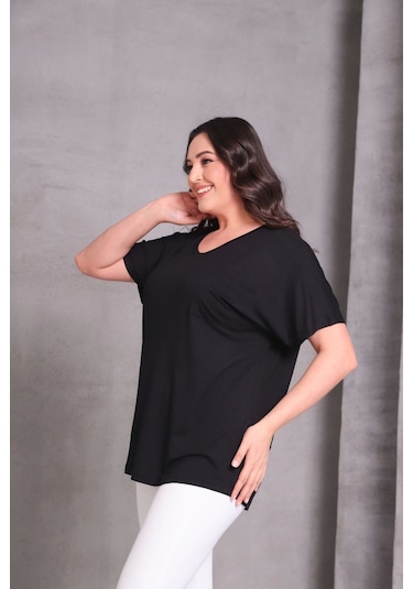 Cepli Basic Bluz Siyah