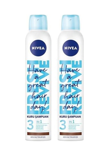 Nivea Koyu Saç Tonları İçin Kuru Şampuan 2 x 200 ML