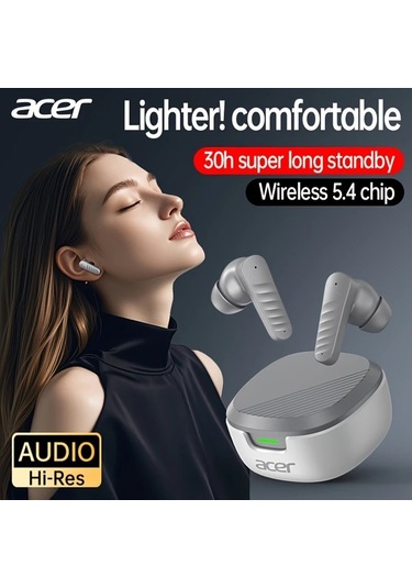 Oldfriend Acer Ohr503 Kablosuz Kulaklık 30h Çalma Süresi Gürültü Önleme Touch Kontrol