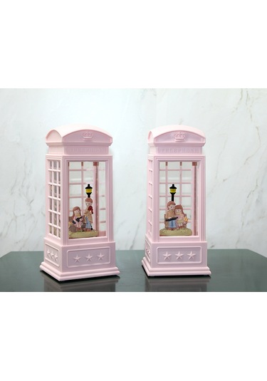 Işıklı Müzikli Kar Küresi - Telefon Kulübeli Kış Masalı 1 Adet