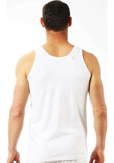 Özkan Underwear 3 Adet Özkan Erkek Modal Atlet 10852 Beyaz