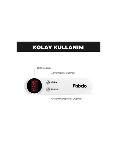 Fabcio Fitbag 50kg Kapasiteli Taşınabilir Dijital Seyahat Tartısı