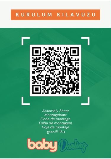 Baby Darling Zebra Karyola 90x200cm Tek Kişilik Meşe %100 Mdf 4 Bölge Destekli