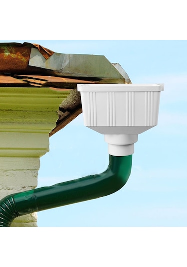 Suntek Yağmur Suyu Downspout Drenaj Konektörü Peyzaj Yağmur