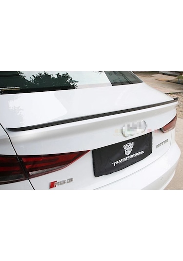 Audi a3 sedan bagaj üstü spoiler siyah boyalı 2013+ s3 model