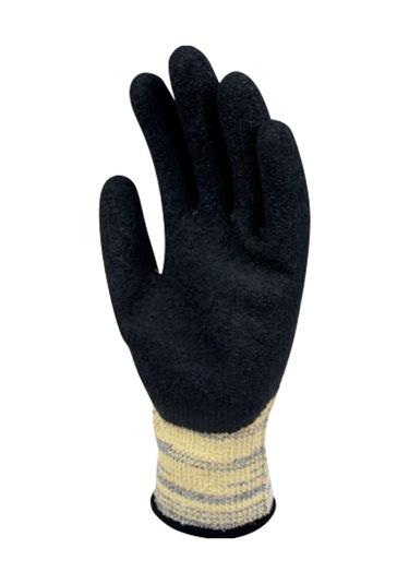 Deltaplus Isıya Dayanıklı Eldiven Yüksek Performanslı Polietilen Elyaf. Avuç İçi Ve Parmaklar Latex Kaplama 250 Temas Isısı