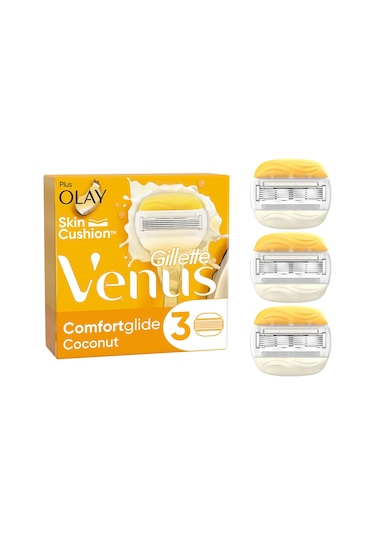 Gillette Venus Comfortglide Olay Kadın Tıraş Makinesi Yedek 3'lü