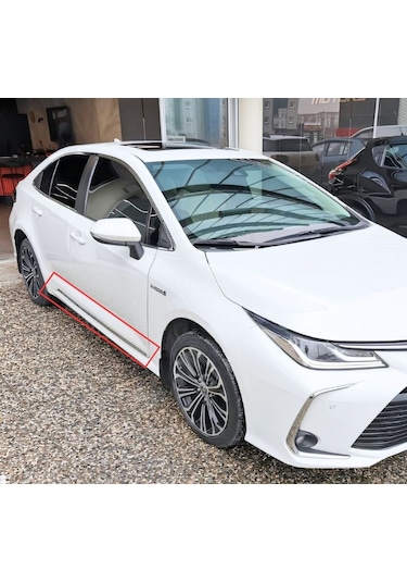 Toyota Corolla Krom Yan Kapı Çıtası 4 Parça 2019 Ve Sonrası