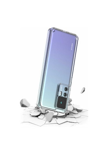 Xiaomi Mi 12T Pro Kilif Zore Coss Seffaf Sert Silikon Kilif 560863096