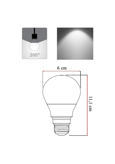 Panasonic 10,5w 75w Led Ampul 6500k - Beyaz Işık E27