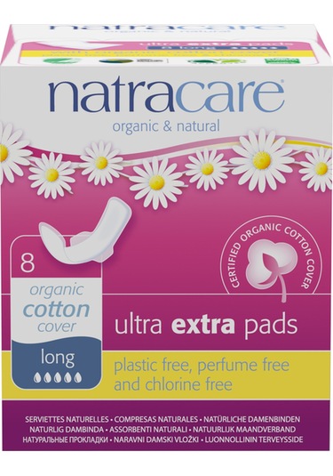 Natracare Ultra Ekstra Hijyenik Ped Uzun 8'li